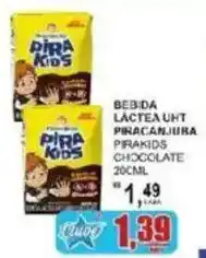 Supermercado Estrela Azul Bebida lactea uht pirakids chocolate oferta