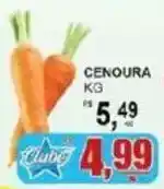 Supermercado Estrela Azul cenoura oferta