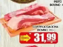 Supermercado Estrela Azul Costela gaúcha bovino oferta
