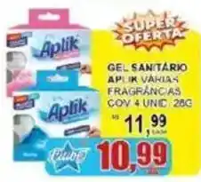 Supermercado Estrela Azul Gel sanitário aplik várias fragrâncias oferta