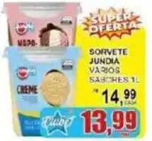 Supermercado Estrela Azul Sorvete jundia vários sabores oferta
