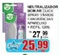 Supermercado Estrela Azul neutralizador bom ar click spray vários fragrâncias oferta