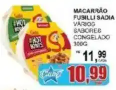 Supermercado Estrela Azul Macarrão fusilli sadia vários sabores congelado oferta