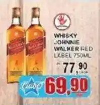 Supermercado Estrela Azul whisky johnnie walker red label 750ml oferta