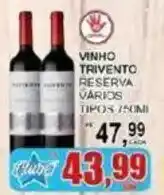 Supermercado Estrela Azul vinho trivento reserva vários tipos oferta