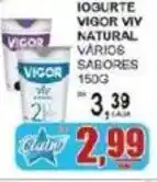 Supermercado Estrela Azul Iogurte vigor viy natural vários sabores oferta