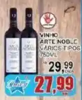 Supermercado Estrela Azul vinho arte nobre vários tipos oferta