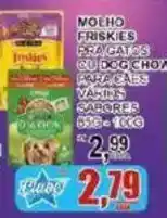 Supermercado Estrela Azul molho friskies pra gatos ou dog chow pra cães vários sabor oferta