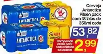 Supermercados Gricki Cerveja Antarctica Pilsen pack oferta