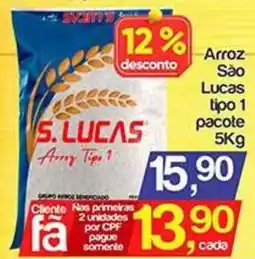 Supermercados Gricki Arroz São Lucas tipo 1 oferta