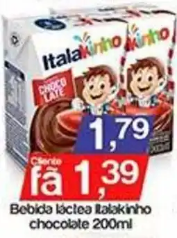 Supermercados Gricki Bebida lactea italakinho chocolate oferta