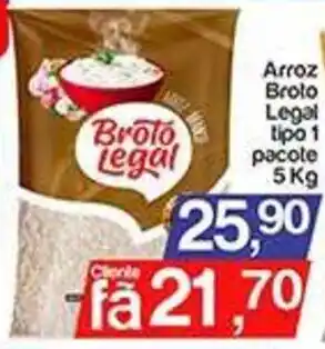 Supermercados Gricki Arroz Broto Legal tipo 1 oferta