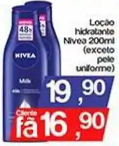 Supermercados Gricki Loção hidratante nivea 200ml oferta