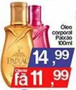 Supermercados Gricki Óleo corporal Paixão oferta