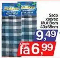 Supermercados Gricki Saco xadrez Mult Born oferta