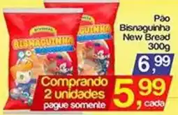 Supermercados Gricki Pão Bisnaguinha New Bread oferta