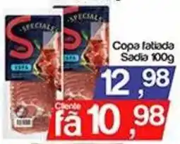Supermercados Gricki Copa fatiada Sadia oferta