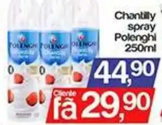 Supermercados Gricki Chantilly spray Polenghi oferta