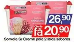 Supermercados Gricki Sorvete sr creme oferta