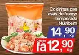 Supermercados Gricki Coxinhas das asas de frango temperada nutribem oferta