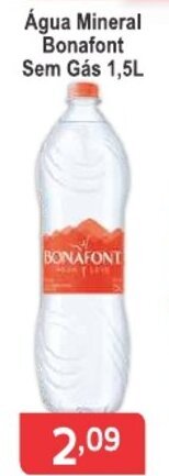 Calvo Atacadista Agua Mineral Bonafont Sem Gas 1.5L oferta