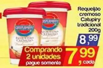 Supermercados Gricki Requeijão cremoso catupiry tradicional oferta