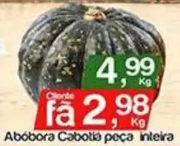 Supermercados Gricki Abóbora Cabotia peça inteira oferta