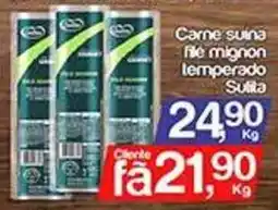 Supermercados Gricki Carne suina file mignon temperado Sutila oferta