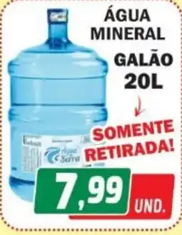 Supermercados Real Água mineral galão oferta