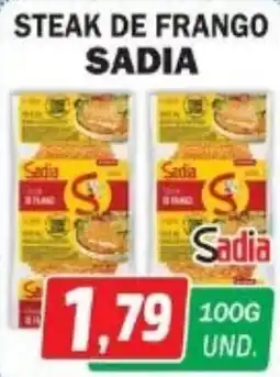 Supermercados Real Steak de frango sadia oferta