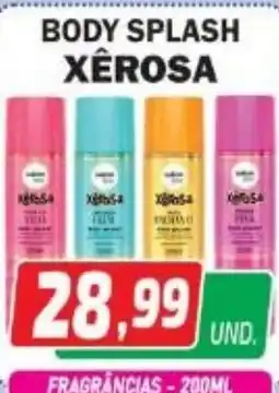 Supermercados Real body splash xêrosa oferta