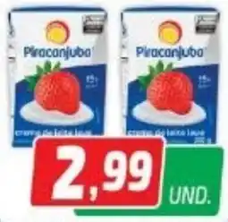 Supermercados Real Creme de leite light oferta