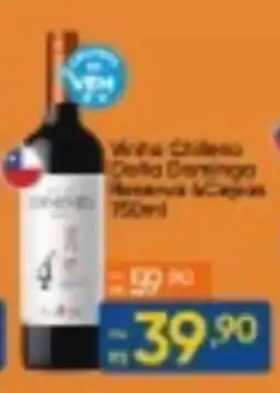 Atacado Vem Vinho Chileno Della Dominga Reserva McCagras oferta