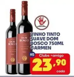 Boa Supermercados vinho tinto suave dom bosco carmen oferta