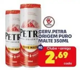 Boa Supermercados Cerv. petra origem puro malte oferta