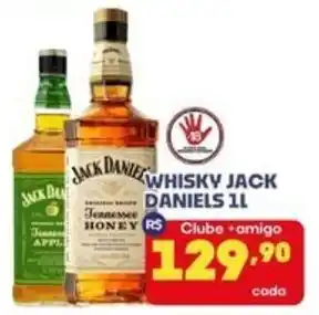 Boa Supermercados whisky jack daniels 1l oferta