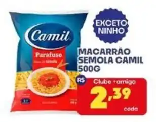Boa Supermercados Macarrão semola camil oferta