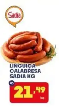 Boa Supermercados Linguiça calabresa sadia oferta