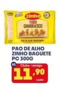 Boa Supermercados Pao de alho zinho baguete oferta