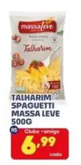 Boa Supermercados talharim spaguetti massa leve oferta