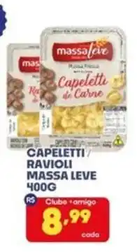 Boa Supermercados Capeletti / ravioli massa leve oferta