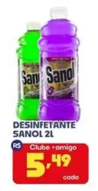 Boa Supermercados Desinfetante sanol 2l oferta