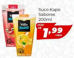 X Supermercados Suco Kapo Sabores oferta
