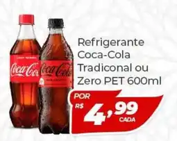 X Supermercados Refrigerante Coca-Cola Tradicional ou Zero PET oferta