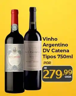X Supermercados Vinho Argentino DV Catena oferta