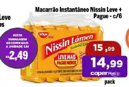 Copercana Macarrão Instantâneo Nissin oferta