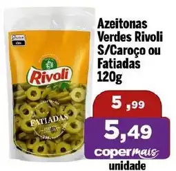 Copercana Azeitonas Verdes Rivoli S/Caroço ou Fatiadadas oferta