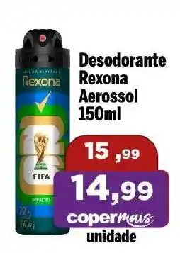 Copercana Desodorante rexona aerossol oferta