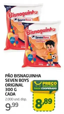 Cooper Pão bisnaguinha seven boys original oferta