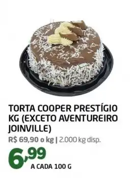 Cooper Torta cooper prestígio kg (exceto aventureiro joinville) oferta